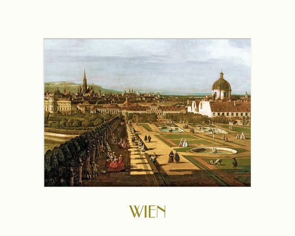 Wien vom Belvedere aus gesehen