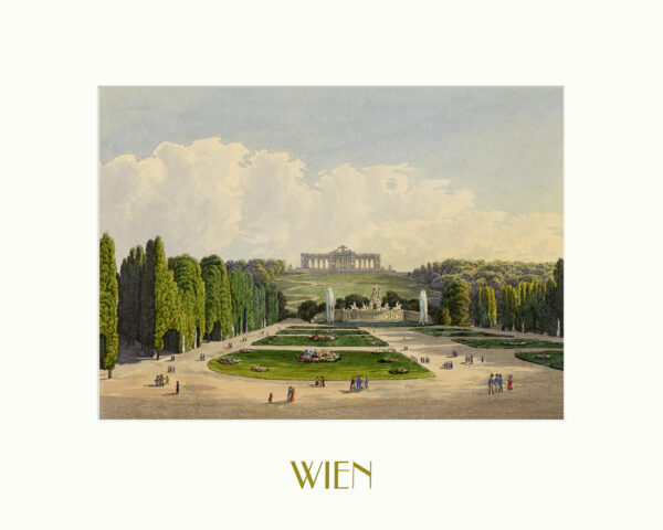 Schönbrunn - Garten mit Gloriette